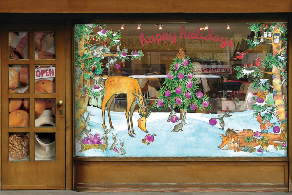 The World Looks Back with Holiday Window Displays