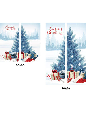 Blue Spruce Double Vinyl Banner Set