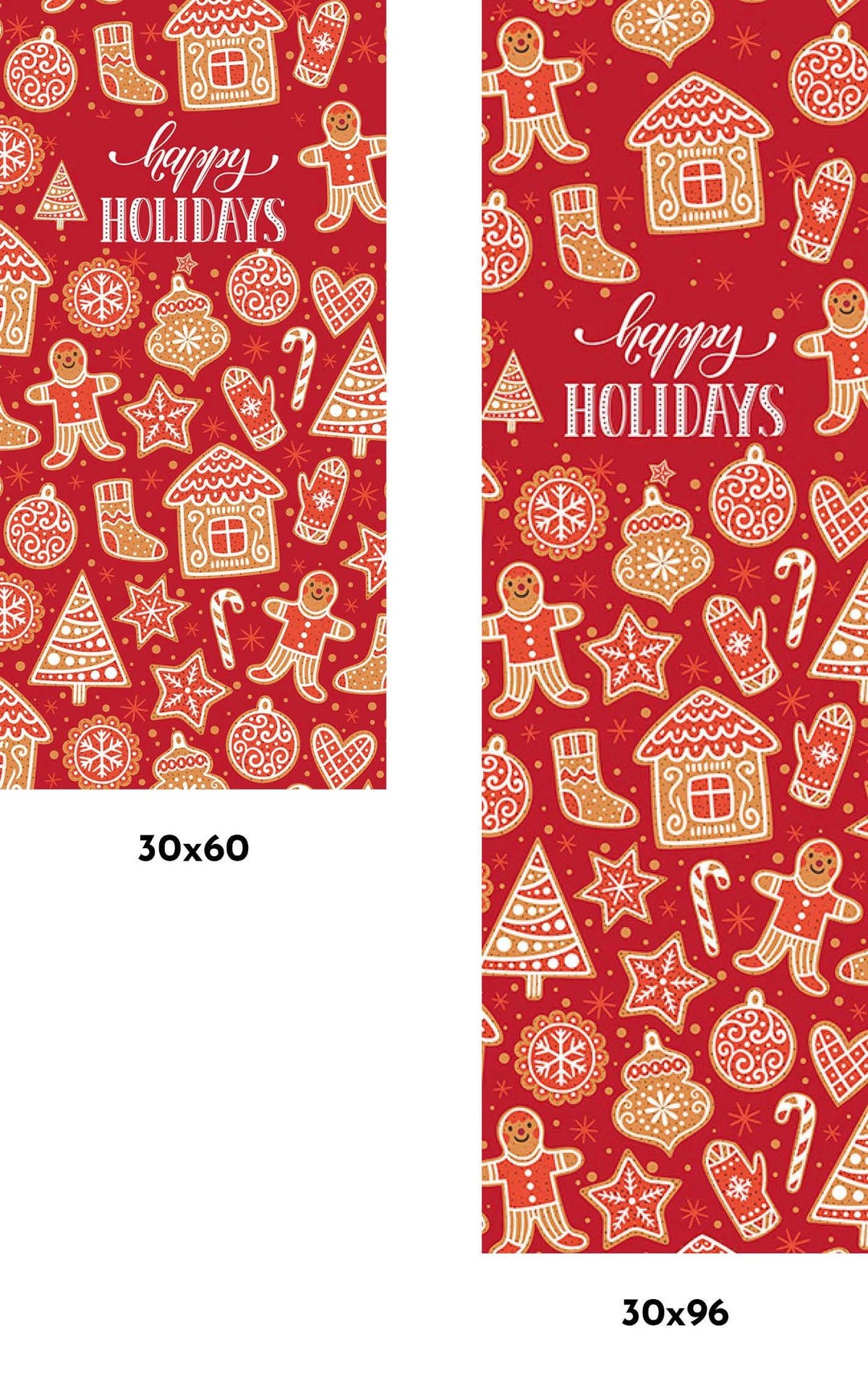 Christmas Cookies Single Vinyl Banner