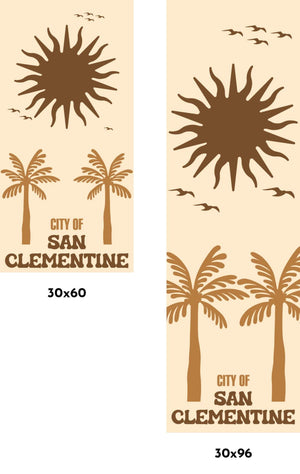 City of Clementine Single Vinyl Banner