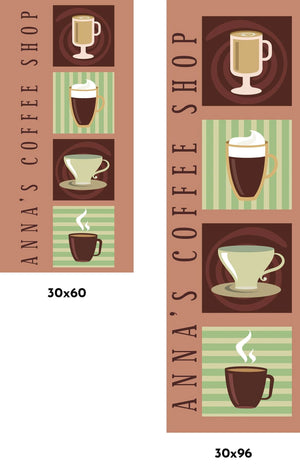 Coffee Shop Single Vinyl Banner