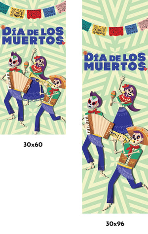 Dia de los Muertos - Music Celebration Single Vinyl Banner