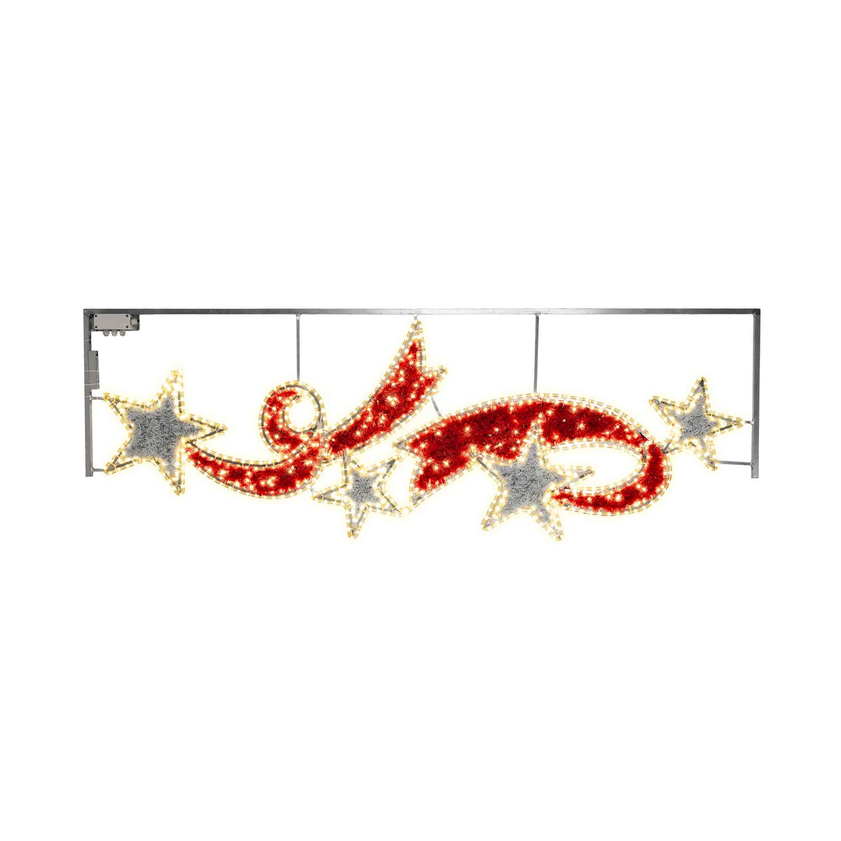 Falling Ribbon Stars LED Pole Mounts