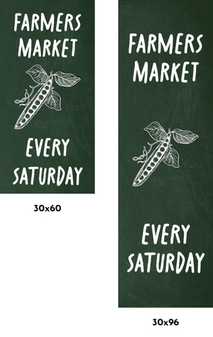 Farmers Market - Peas Single Vinyl Banner