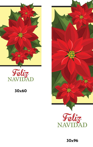 Feliz Navidad Single Vinyl Banner