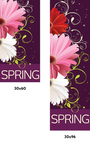 Gerber Daisies Single Vinyl Banner