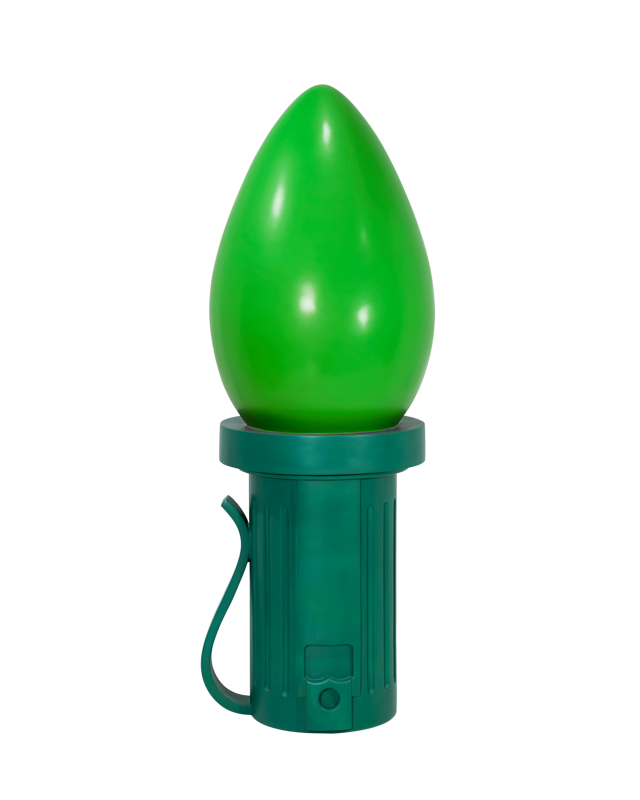 Dekra-Lite Green Giant Fiberglass Light Bulb