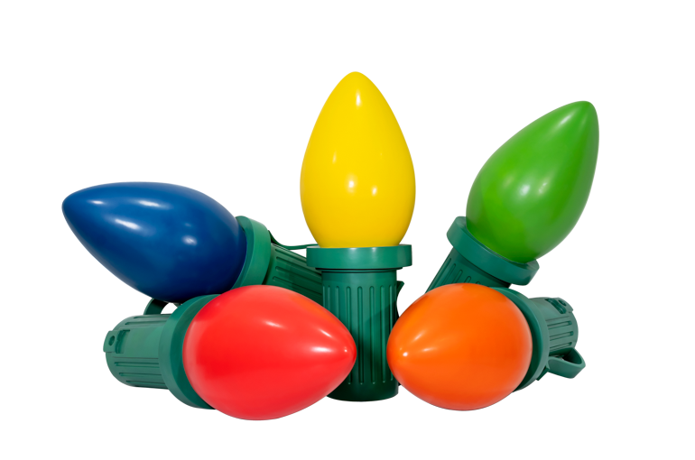 Dekra-Lite Giant Fiberglass Light Bulbs Set of 5