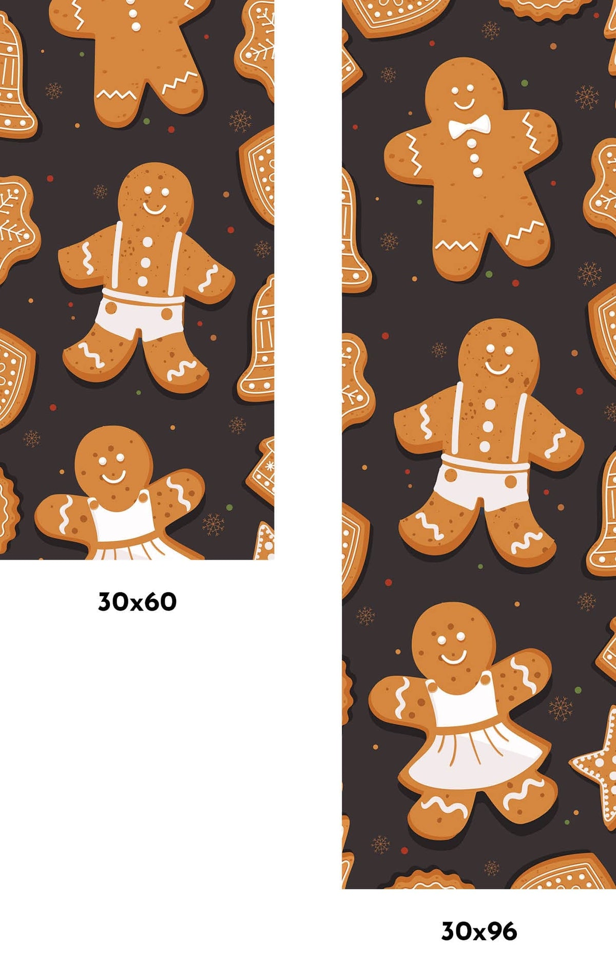 Gingerbread Friends Single Vinyl Banner