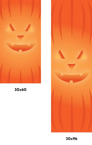 Halloween Pumpkin Single Vinyl Banner