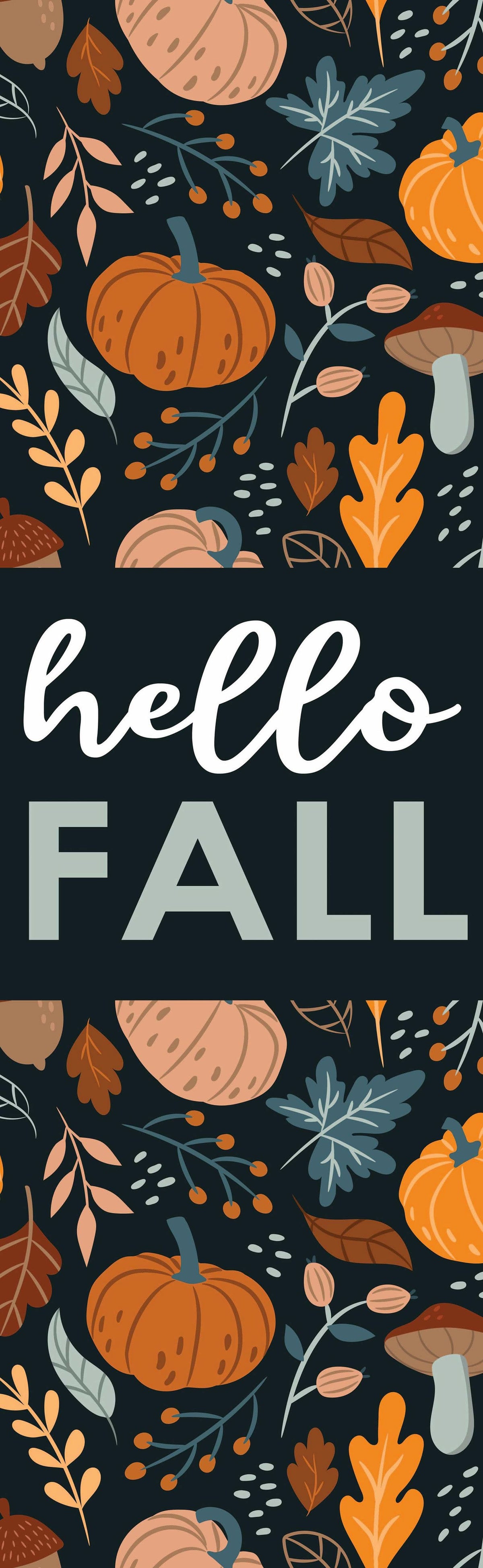 Hello Fall Single Vinyl Banner