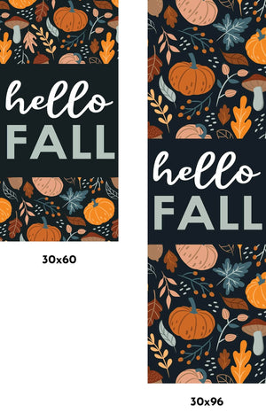 Hello Fall Single Vinyl Banner