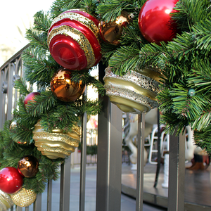 Glitter Wave Ornaments