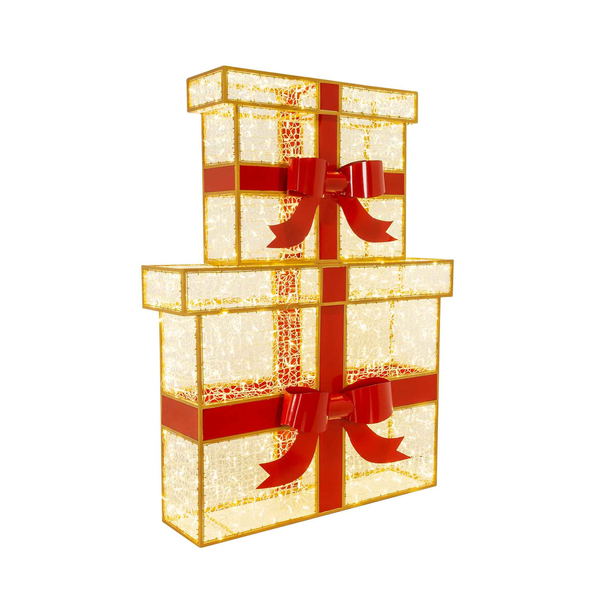 Illuminated Gift Box Stack