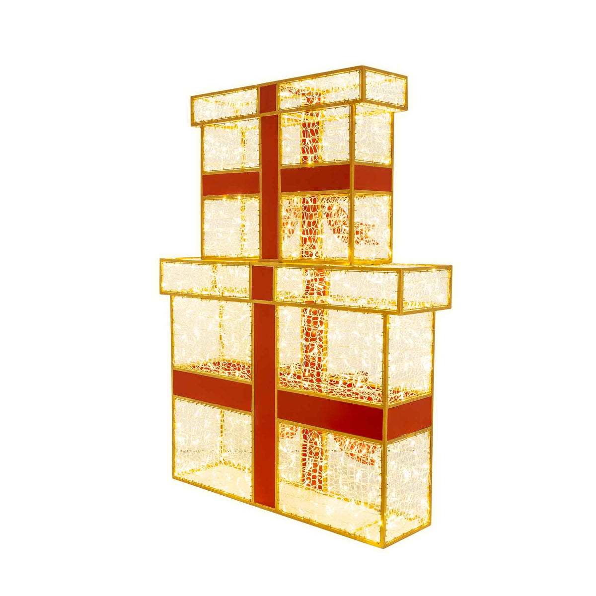 Illuminated Gift Box Stack