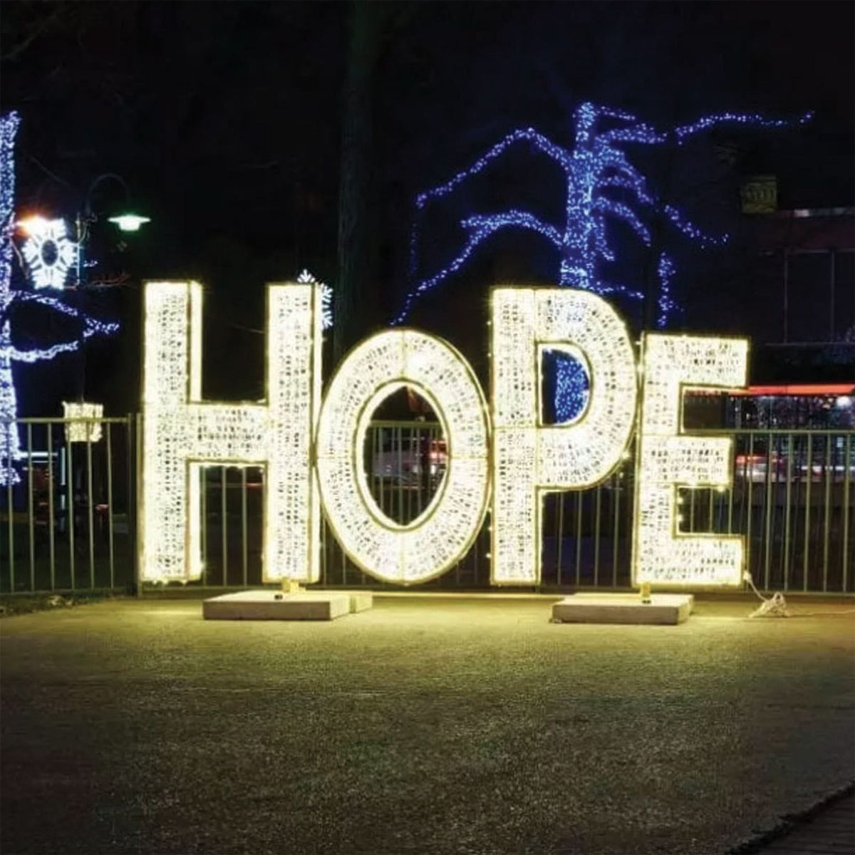 Illuminated Moa Letters - HOPE