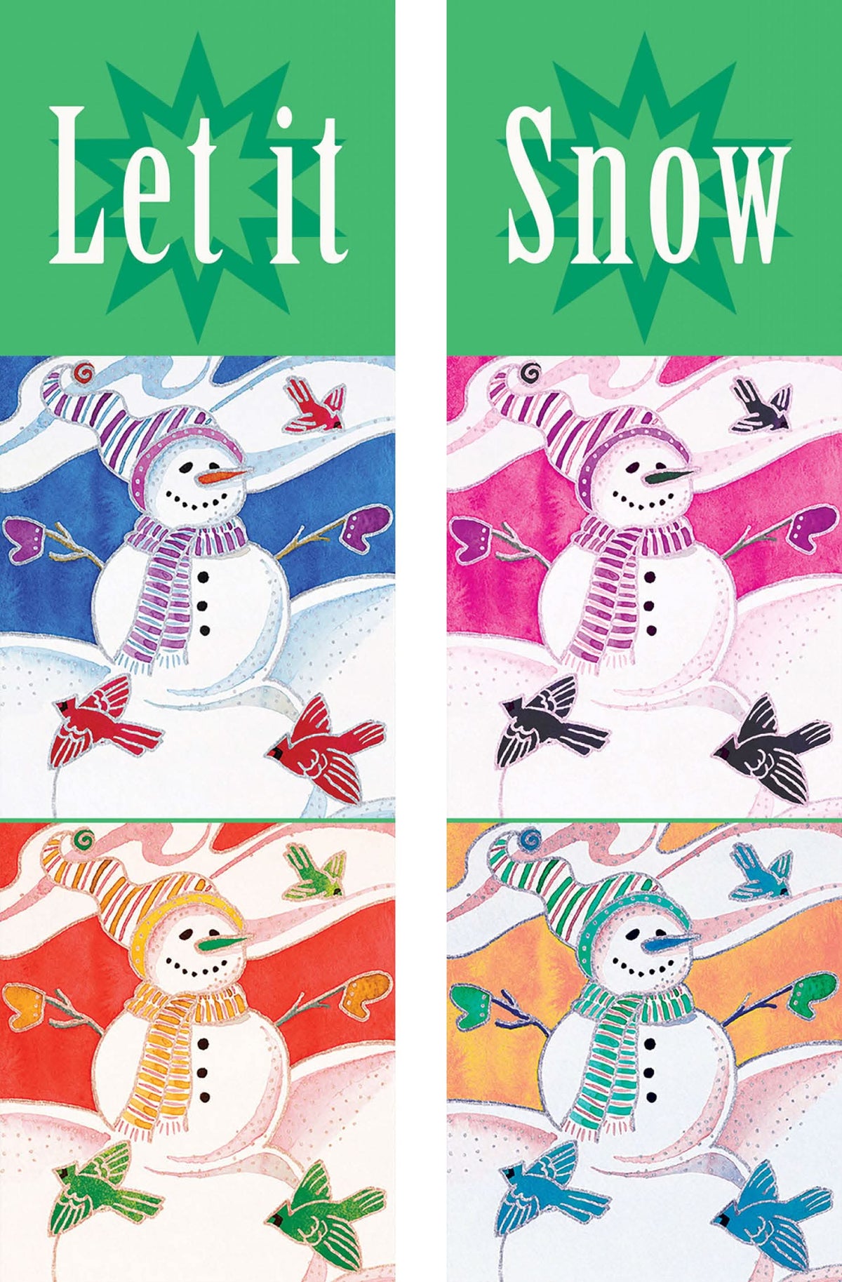 Let It Snow Double Vinyl Banner Set