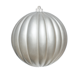 Matte Ribbed Ornaments