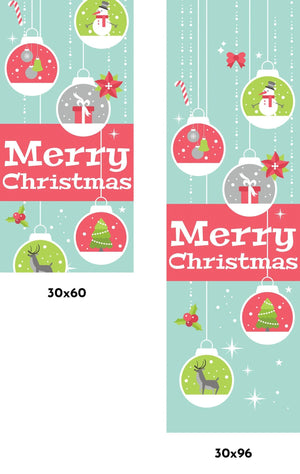 Merry Rounds Single Vinyl Banner