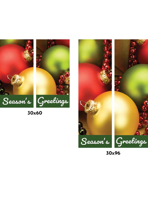 Ornaments & Beads Double Vinyl Banner Set