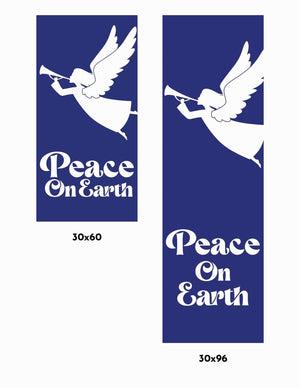 Peaceful Angel Single Vinyl Banner