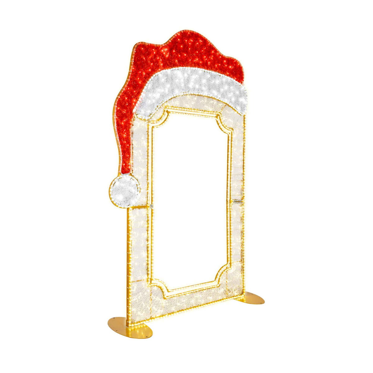 Photo Frame with Santa Hat Topper