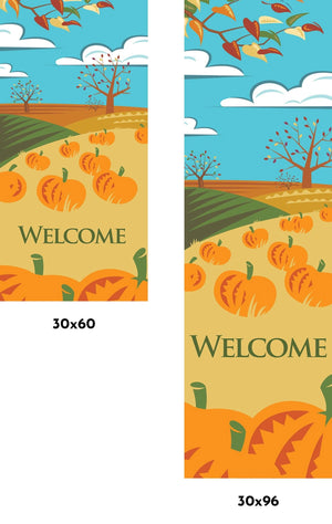 Pumpkin Patch Single Vinyl Banner