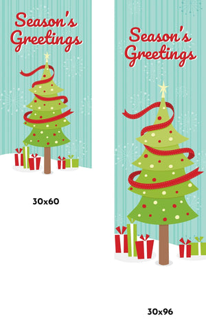 Ribbon Tree Single Vinyl Banner