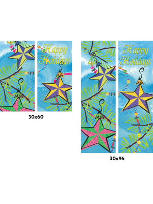 Star Ornaments Double Vinyl Banner Set