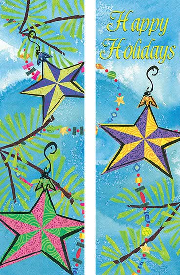 Star Ornaments Double Vinyl Banner Set