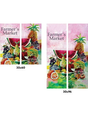 Summer Fruit Double Vinyl Banner Set