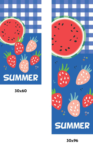 Summer Picnic Single Vinyl Banner