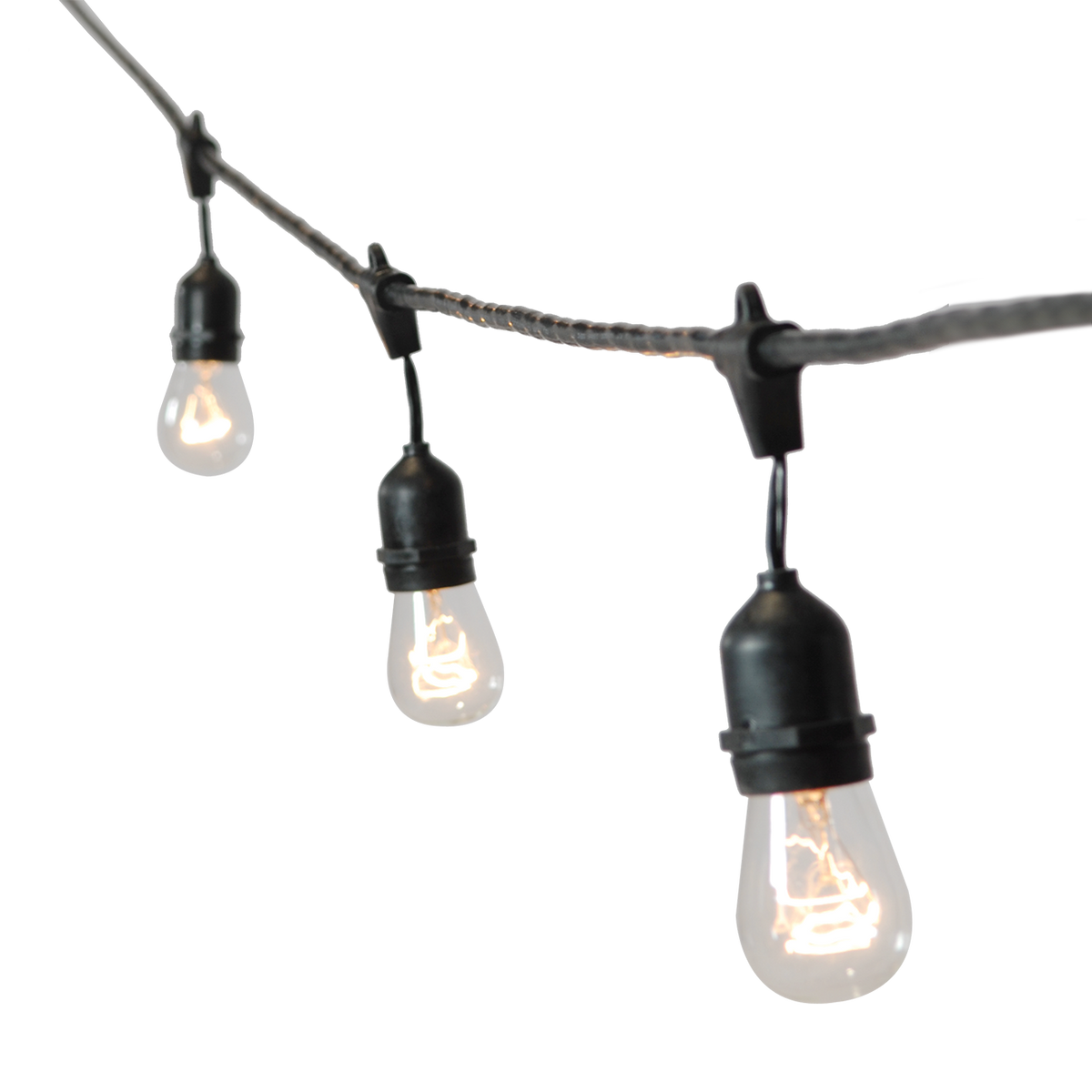 Dekra-Lite Suspended Festival Lighting with light bulbs