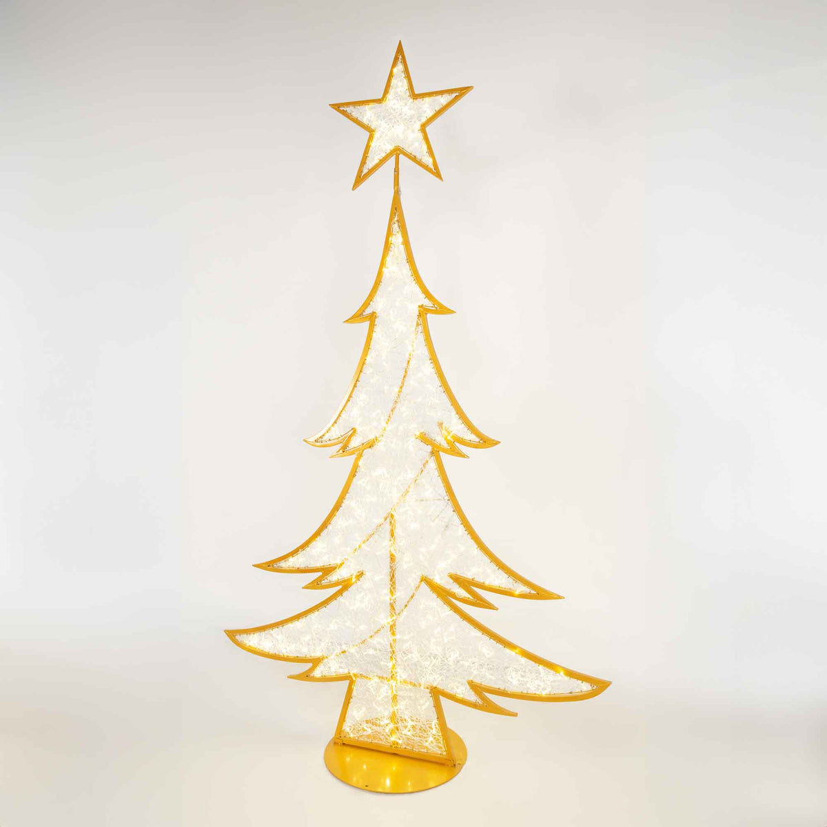 Wispy 2D Illuminated Christmas Tree