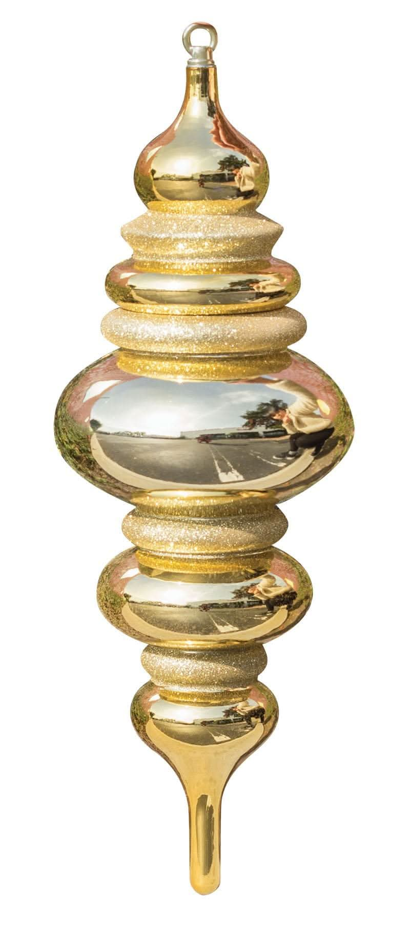 Dekra-Lite 23" Gold Finial Ornament