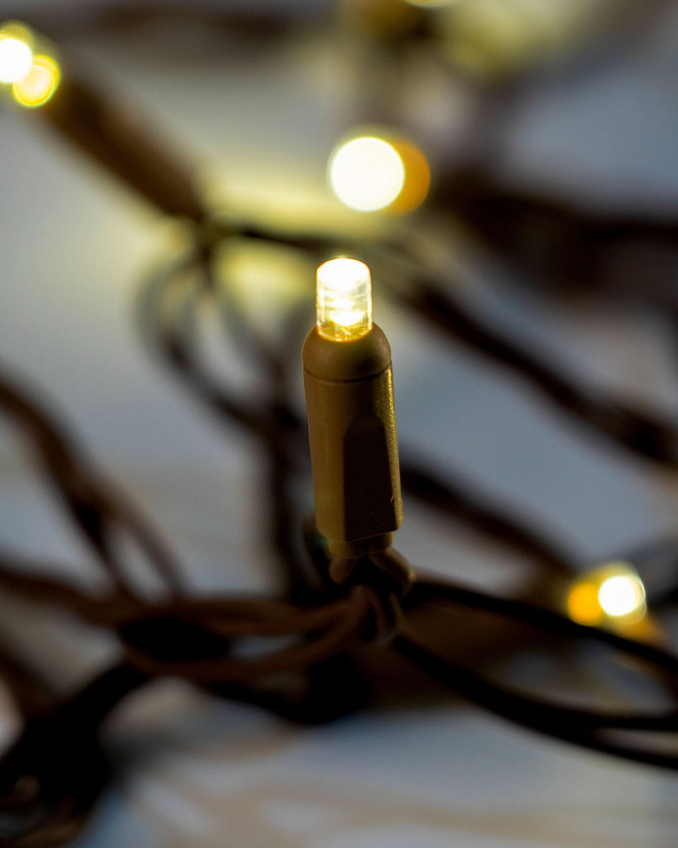 5 mm Reflective LED Mini Lights with Brown Wire – Dekra-Lite