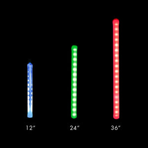 RGB Color Changing Light Tubes (Set of 7)