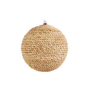 Burlap Round Ornaments