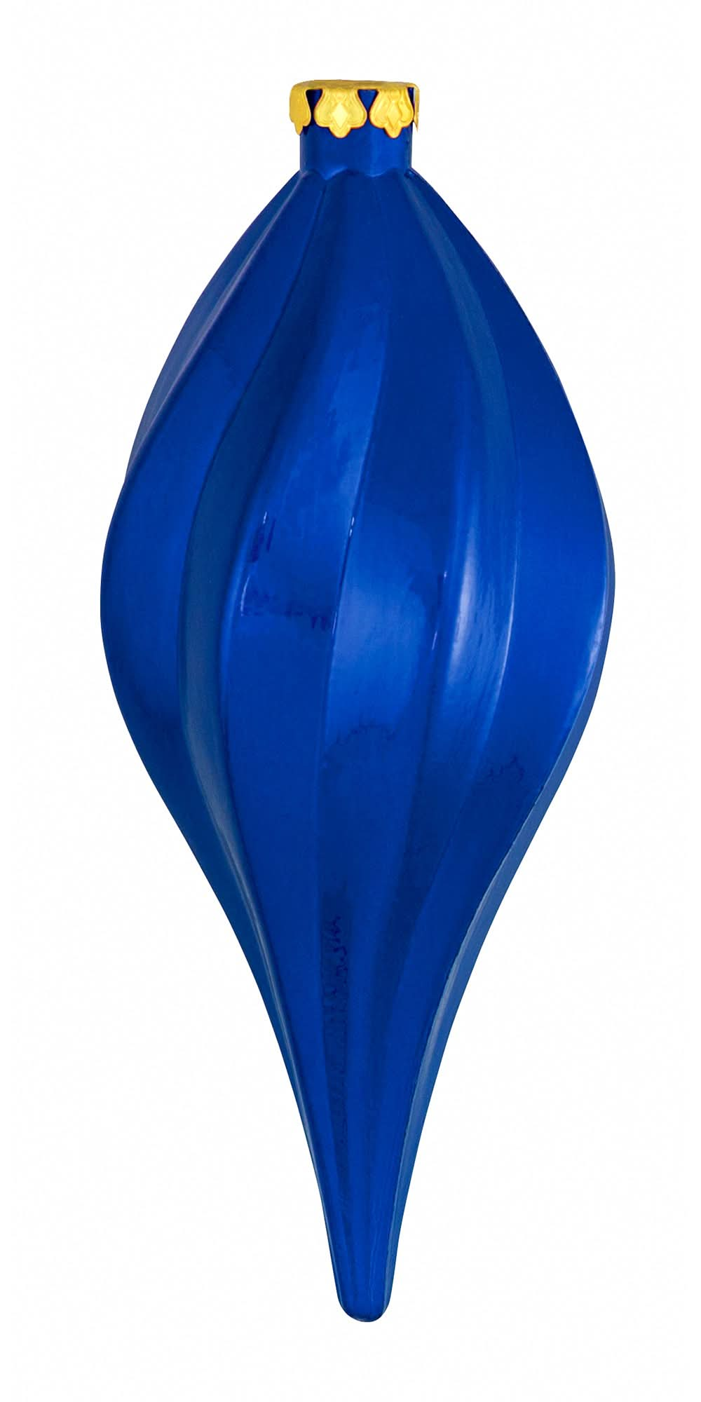 Dekra-Lite Blue Spiral Finial