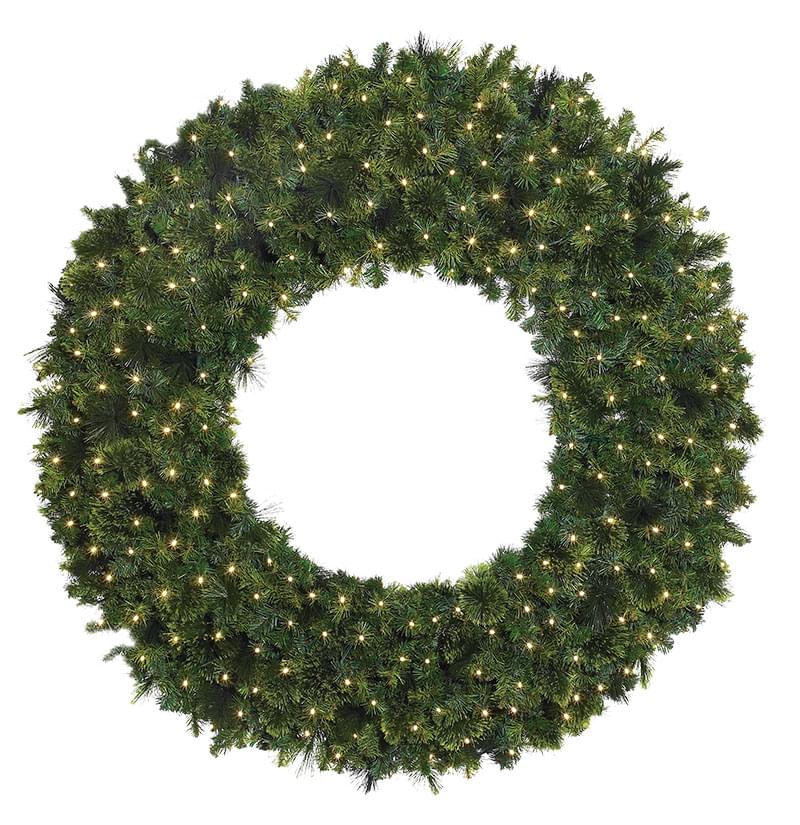 Natural Mixed Foliage Wreath Collection – Dekra-Lite